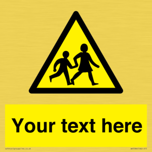 Custom Warning children Sign